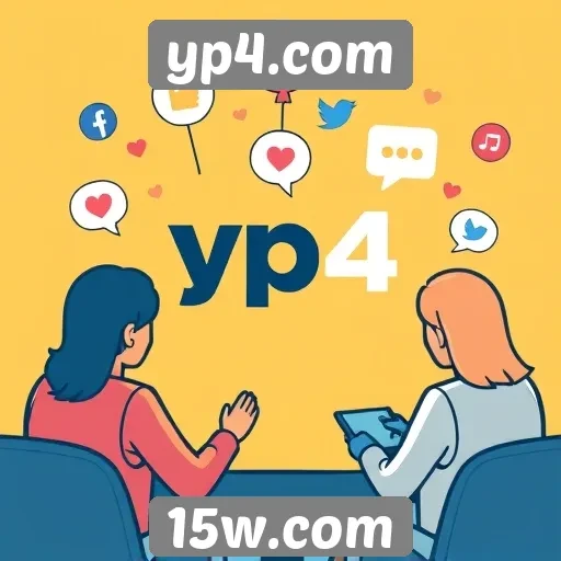 Exploração das funcionalidades de rede social em yp4.com